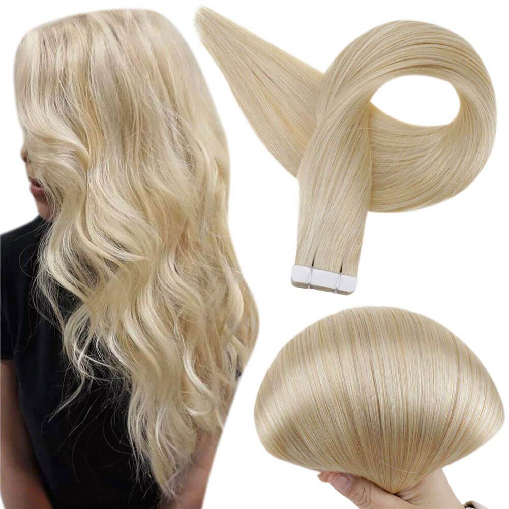 Remeehi® TAPE IN HAIR EXTENSIONS-Tape In Remy Hair