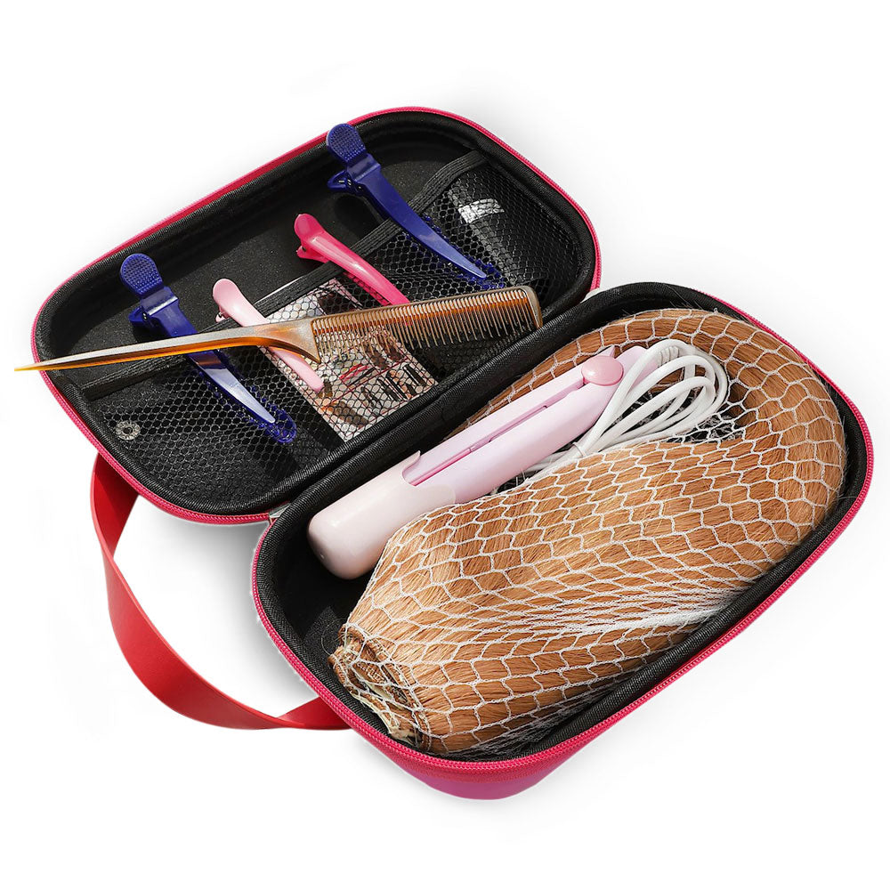 Remeehi® Wig storage box hair extensions bag travel case Wiginnest G101