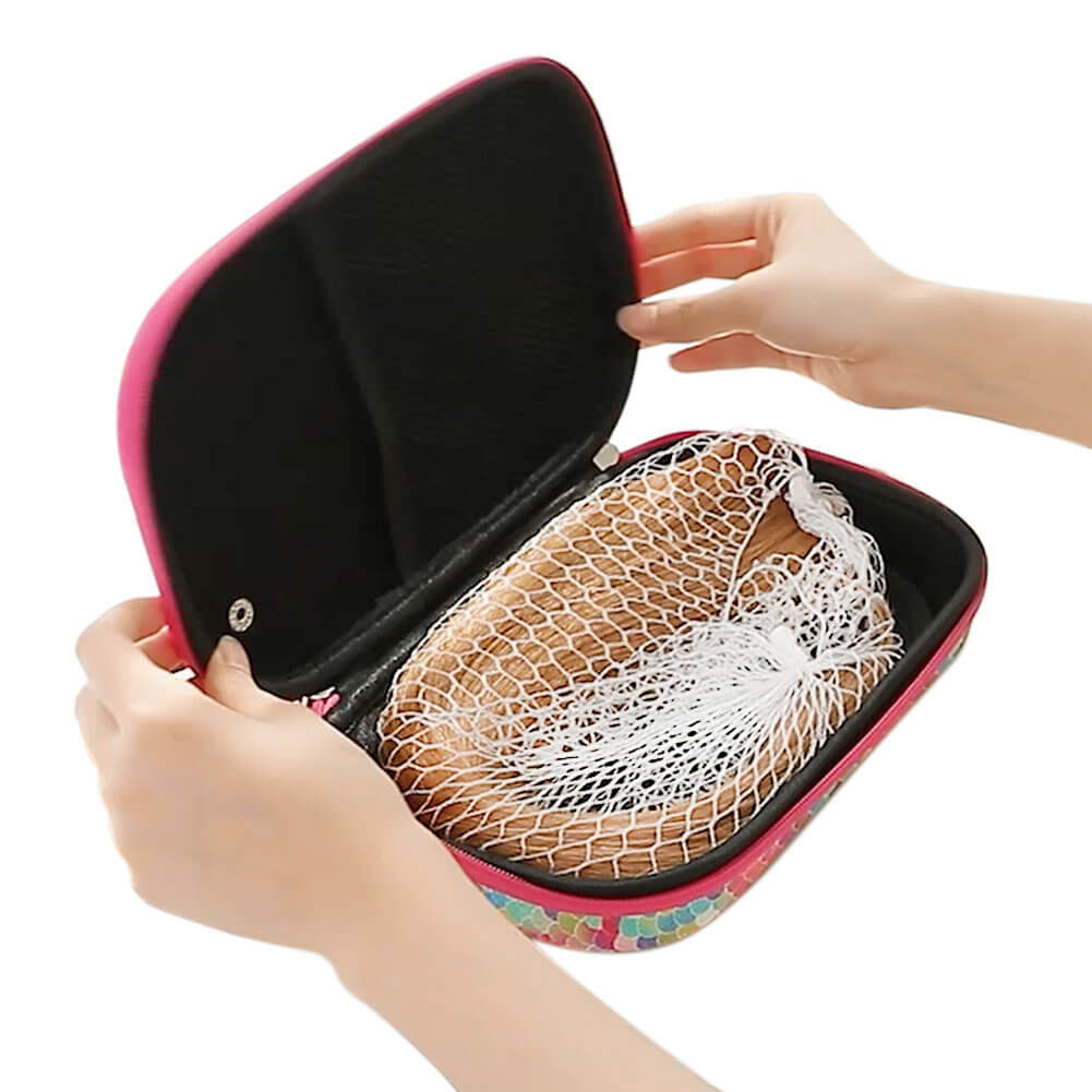 Remeehi® Wig storage box hair extensions bag travel case Wiginnest G109